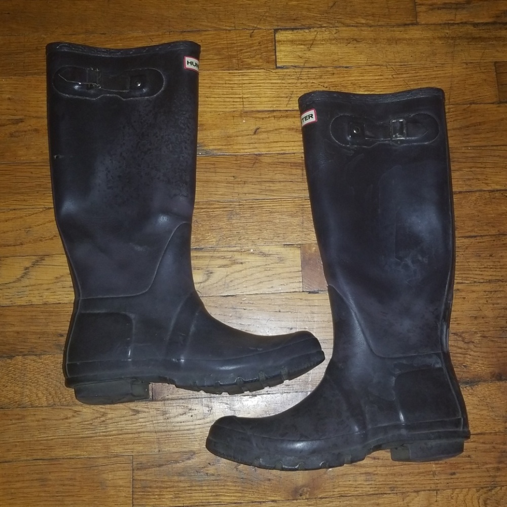 USED Hunter Rain Boots